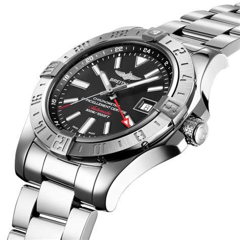 breitling avenger 2 gmt lug to lug|Breitling Avenger chronograph.